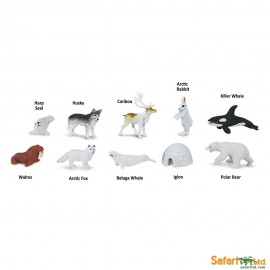 Tub cu 10 figurine - Lumea Arctica - poza 2