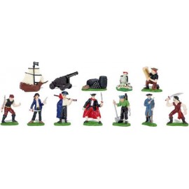 Tub cu 12 figurine Pirati Safari 680804 - poza 2
