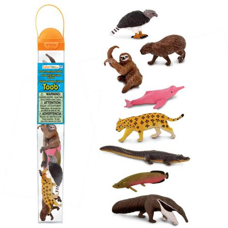 Tub cu figurine Animale din America de Sud