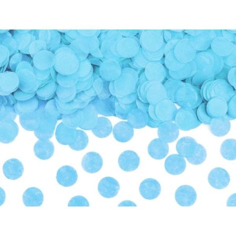 Tun confetti gender reveal bleu 60 cm - poza 3