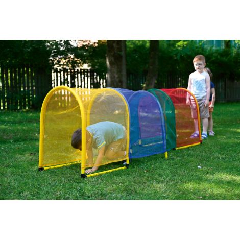 Tunel din plasa, 240 cm lungime, pentru activitati sportive - poza 2