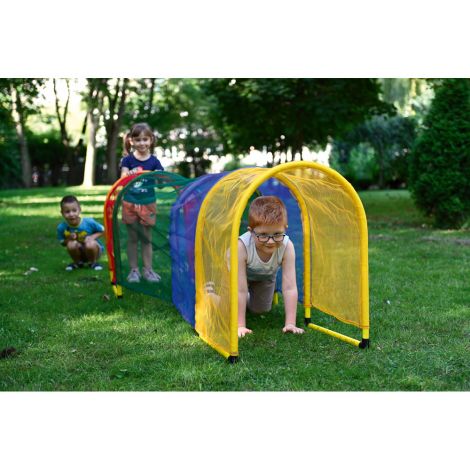 Tunel din plasa, 240 cm lungime, pentru activitati sportive - poza 3