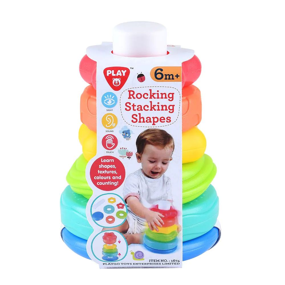 Turn cu inele si forme colorate PlayGo - poza 2
