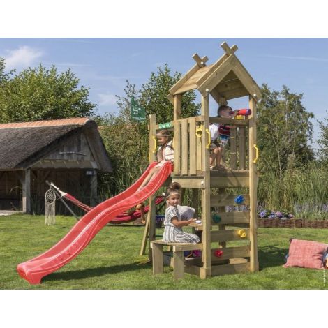 Turn de joaca mic Teepee cu tobogan Jungle Gym - poza 1