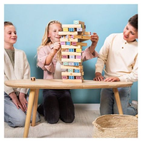 Turn Jenga gigant cu numere - poza 2