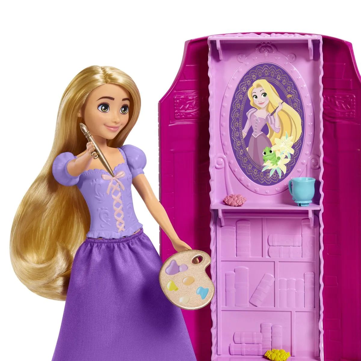 Turnul Printesei Rapunzel Disney Princess cu o papusa - poza 4