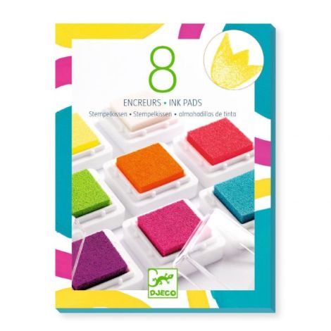 Tusiere colorate pentru stampile, Djeco - poza 4