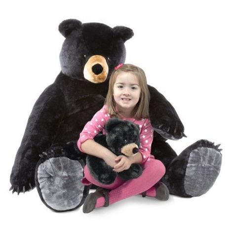 Urs negru gigant din plus - Melissa and Doug - poza 2