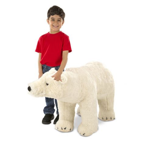 Urs Polar gigant din plus - Melissa and Doug - poza 2
