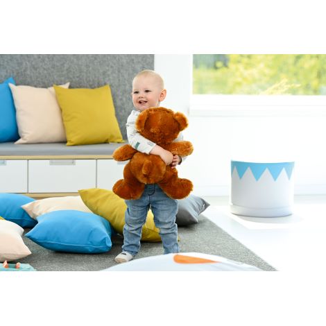 Ursulet din plus 35 cm, cu fundita - poza 2