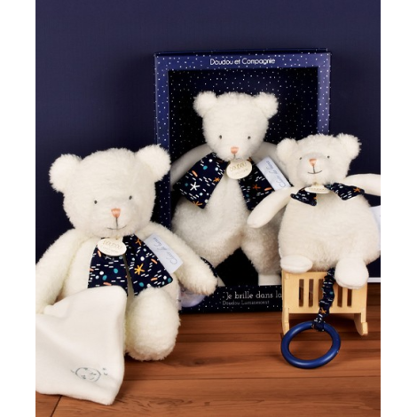 Ursulet Doudou CLAIR DE LUNE , 30 cm - poza 5