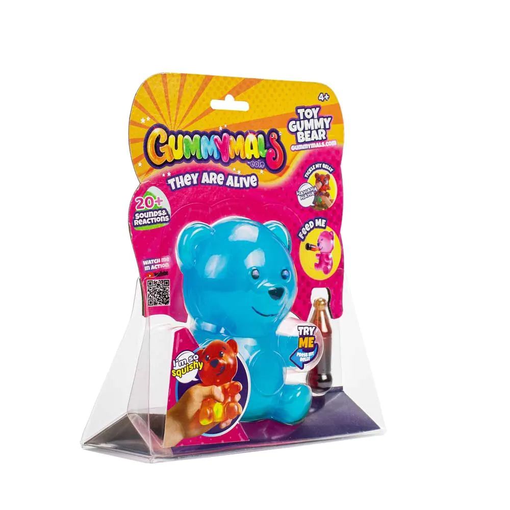 Ursulet interactiv Gummymals Albastru 12 cm - poza 3