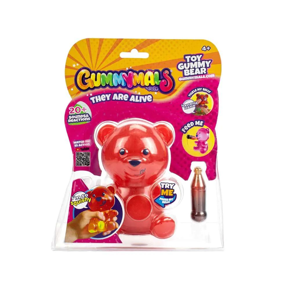 Ursulet interactiv Gummymals Rosu 12 cm - poza 2
