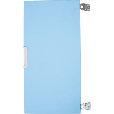 Usa medie pentru dulap Quadro, inchidere lenta, culoare Albastru deschis - poza 1