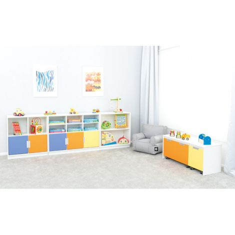 Usa Mica De Culoare Orange Cu Mecanism De Inchidere Silentioasa Pentru Dulapuri Quadro - poza 2