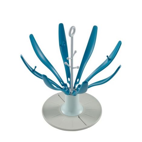 Uscator pliabil biberoane Floare Bleu - poza 4