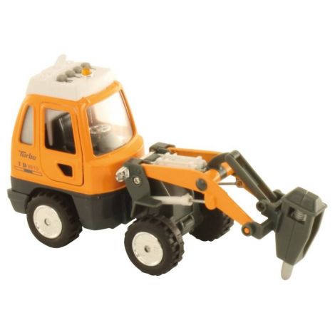 Utilaj de constructii de jucarie cu sunete si lumini, 16-18 cm, ciocan demolator - poza 2