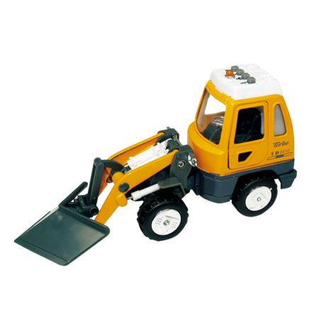 Utilaj de constructii de jucarie cu sunete si lumini, 16-18 cm, plug de zapada - poza 1