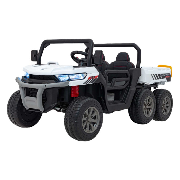 UTV eIectric pentru copii cu 2 locuri Farmer Truck SPEED XXL 900 24V 400W 4x4 (623B-24V) Alb - Autokids.ro - poza 1