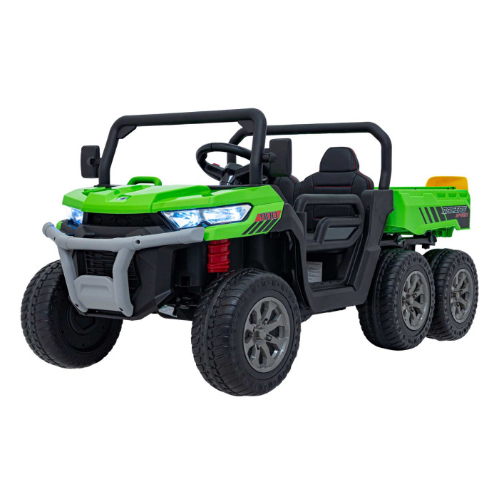 UTV eIectric pentru copii cu 2 locuri Farmer Truck SPEED XXL 900 24V 400W 4x4 (623B-24V) Verde - Autokids.ro - poza 1