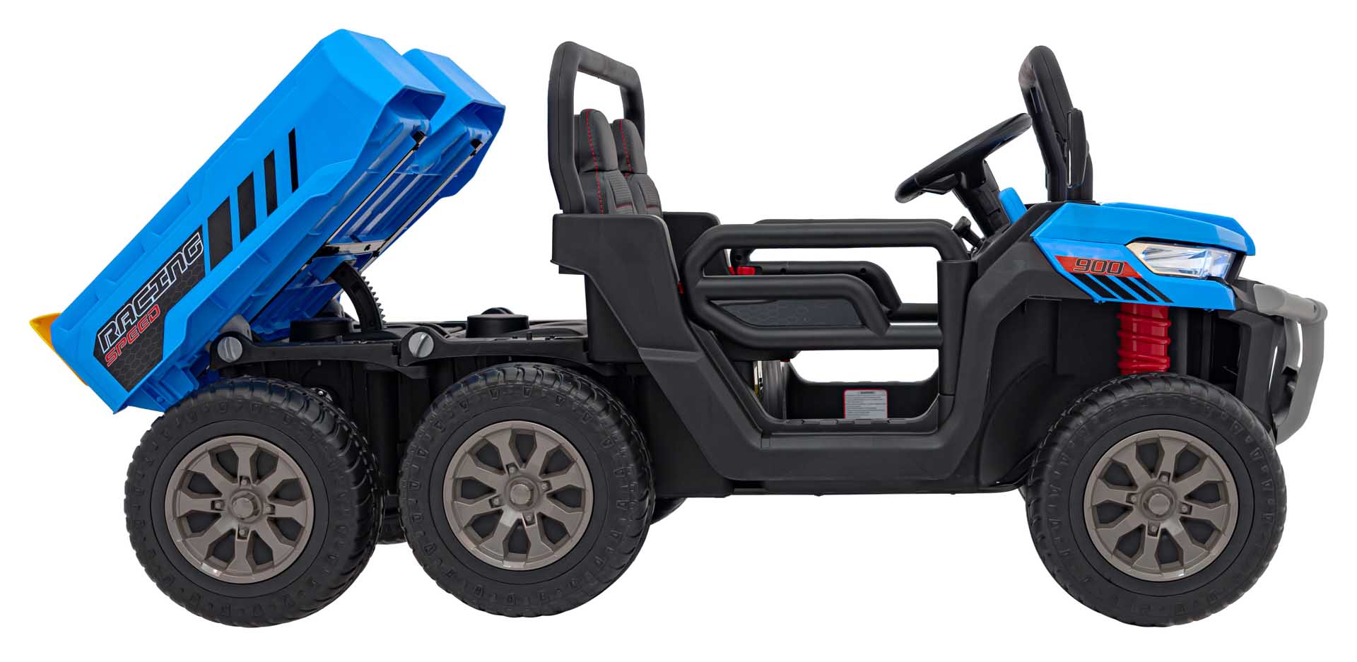 UTV eIectric pentru copii cu 2 locuri Farmer Truck XXL 900 12V 200W 4x4 (623B) Abastru - Autokids.ro - poza 4