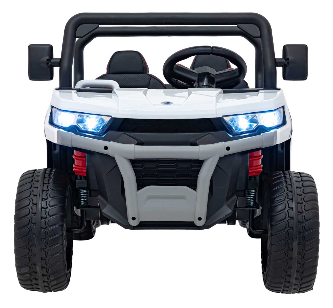 UTV eIectric pentru copii cu 2 locuri Farmer Truck XXL 900 12V 200W 4x4 (623B) Alb - Autokids.ro - poza 2