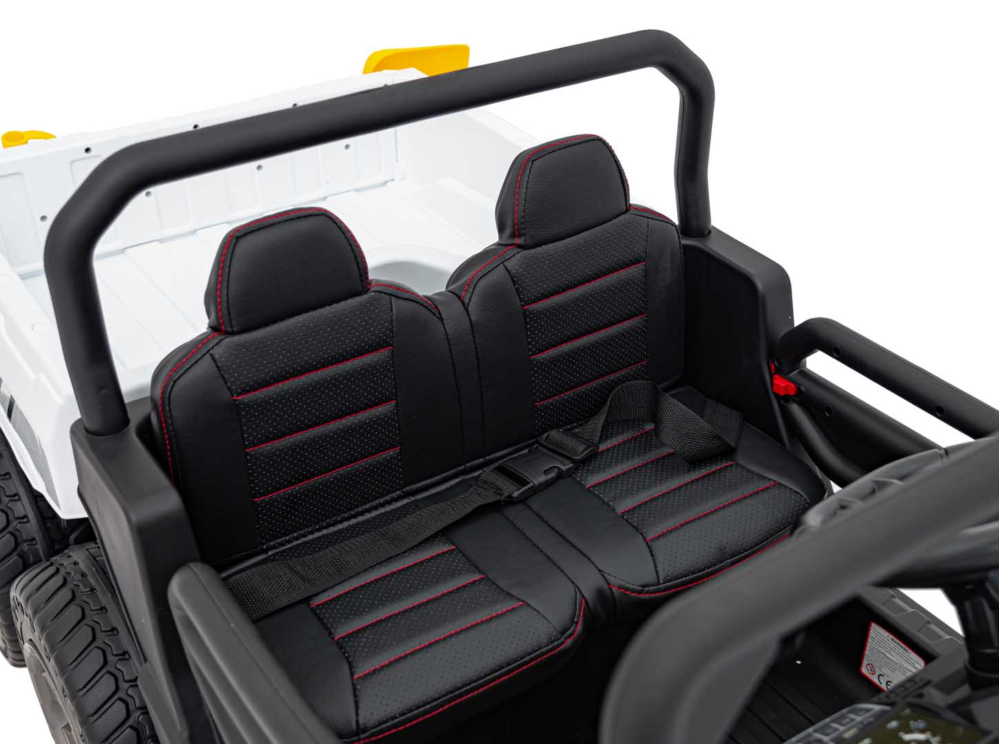 UTV eIectric pentru copii cu 2 locuri Farmer Truck XXL 900 12V 200W 4x4 (623B) Alb - Autokids.ro - poza 5