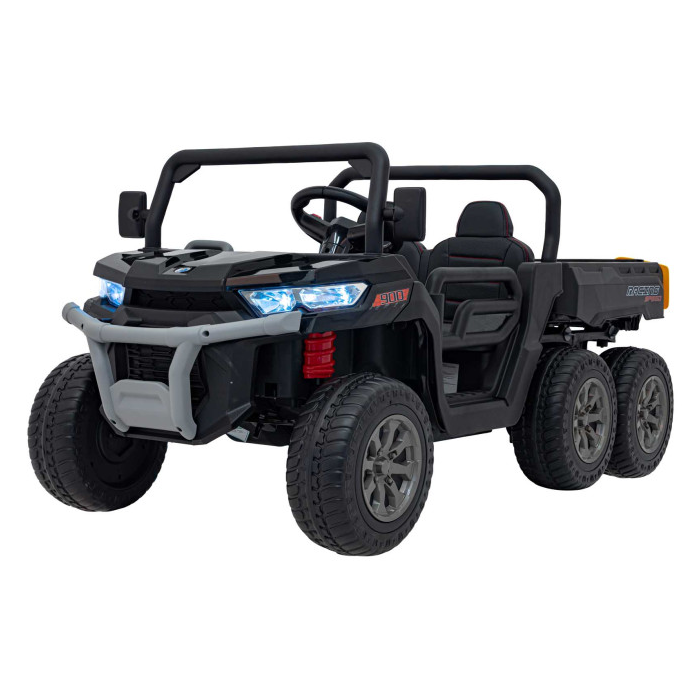 UTV eIectric pentru copii cu 2 locuri Farmer Truck XXL 900 12V 200W 4x4 (623B) Negru - Autokids.ro - poza 1