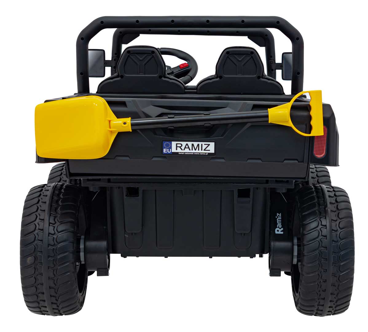 UTV eIectric pentru copii cu 2 locuri Farmer Truck XXL 900 12V 200W 4x4 (623B) Negru - Autokids.ro - poza 4