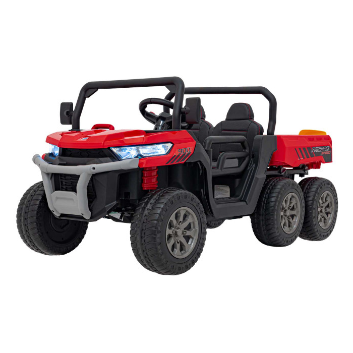UTV eIectric pentru copii cu 2 locuri Farmer Truck XXL 900 12V 200W 4x4 (623B) Rosu - Autokids.ro - poza 1