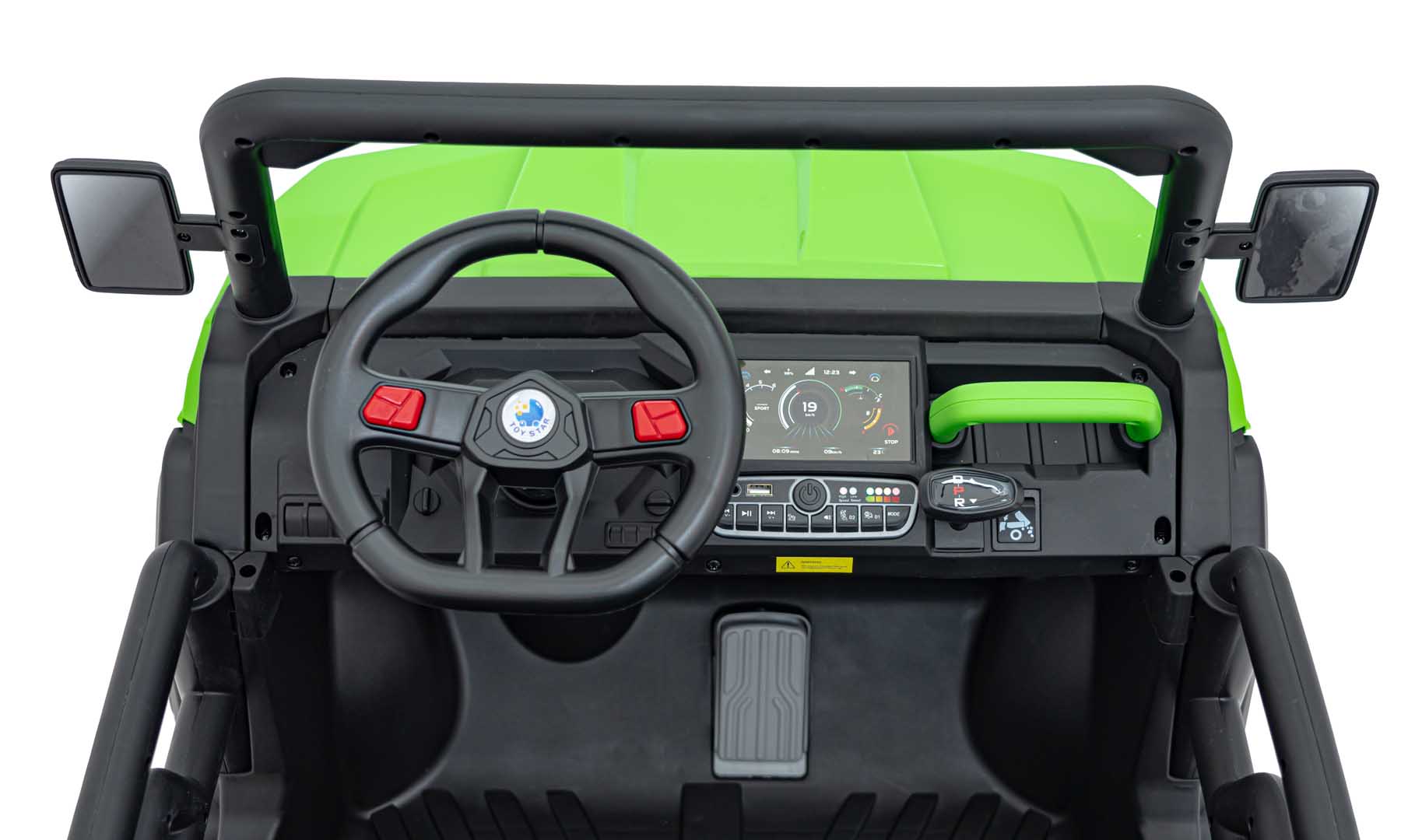 UTV eIectric pentru copii cu 2 locuri Farmer Truck XXL 900 12V 200W 4x4 (623B) Verde - Autokids.ro - poza 4