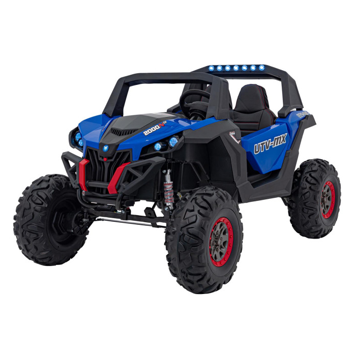 UTV electric pentru 2 copii Buggy MX 2000N 4x4 300W (603B) Albastru - Autokids.ro - poza 1