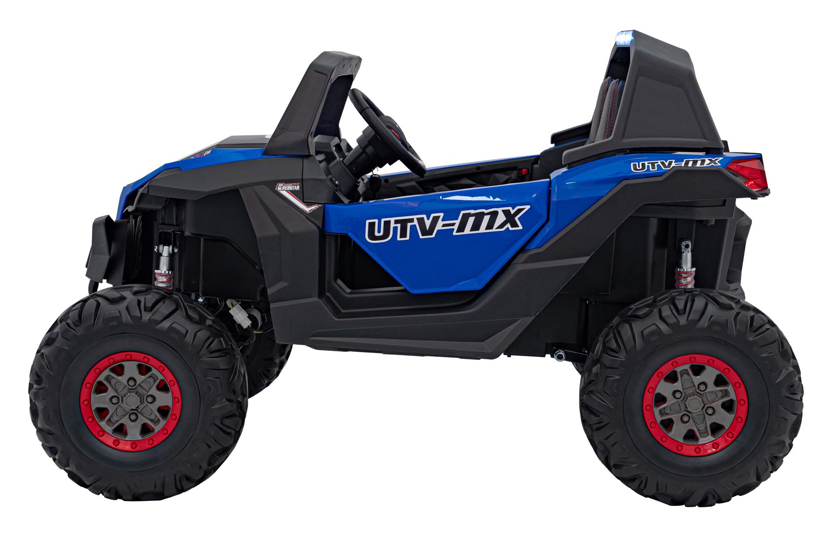 UTV electric pentru 2 copii Buggy MX 2000N 4x4 300W (603B) Albastru - Autokids.ro - poza 4