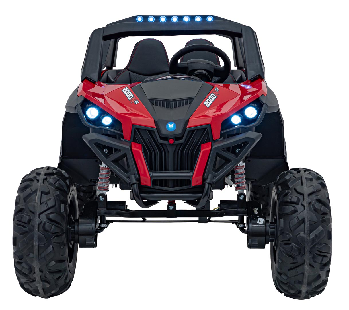 UTV electric pentru 2 copii Buggy MX 2000N 4x4 300W (603B) Rosu - Autokids.ro - poza 2