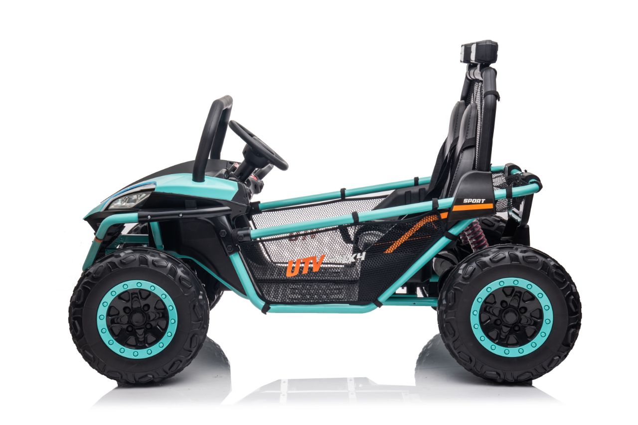UTV electric pentru 2 copii BUGGY SPEED Fast Edition 24V 300W 4x4 (s608) Verde - Autokids.ro - poza 3