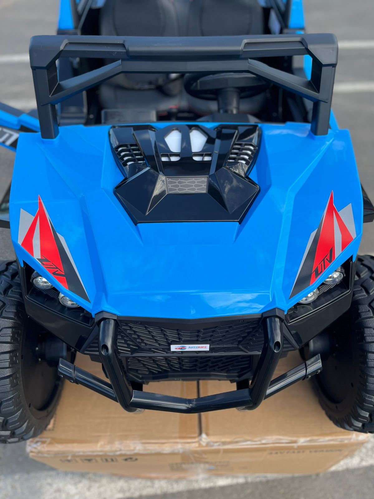 UTV electric pentru 2 copii Buggy XXL FAST EDITION cu viteza maxima 15km/h 500W 24V 4x4 (sx2929-fast) Albastru - Autokids.ro - poza 2