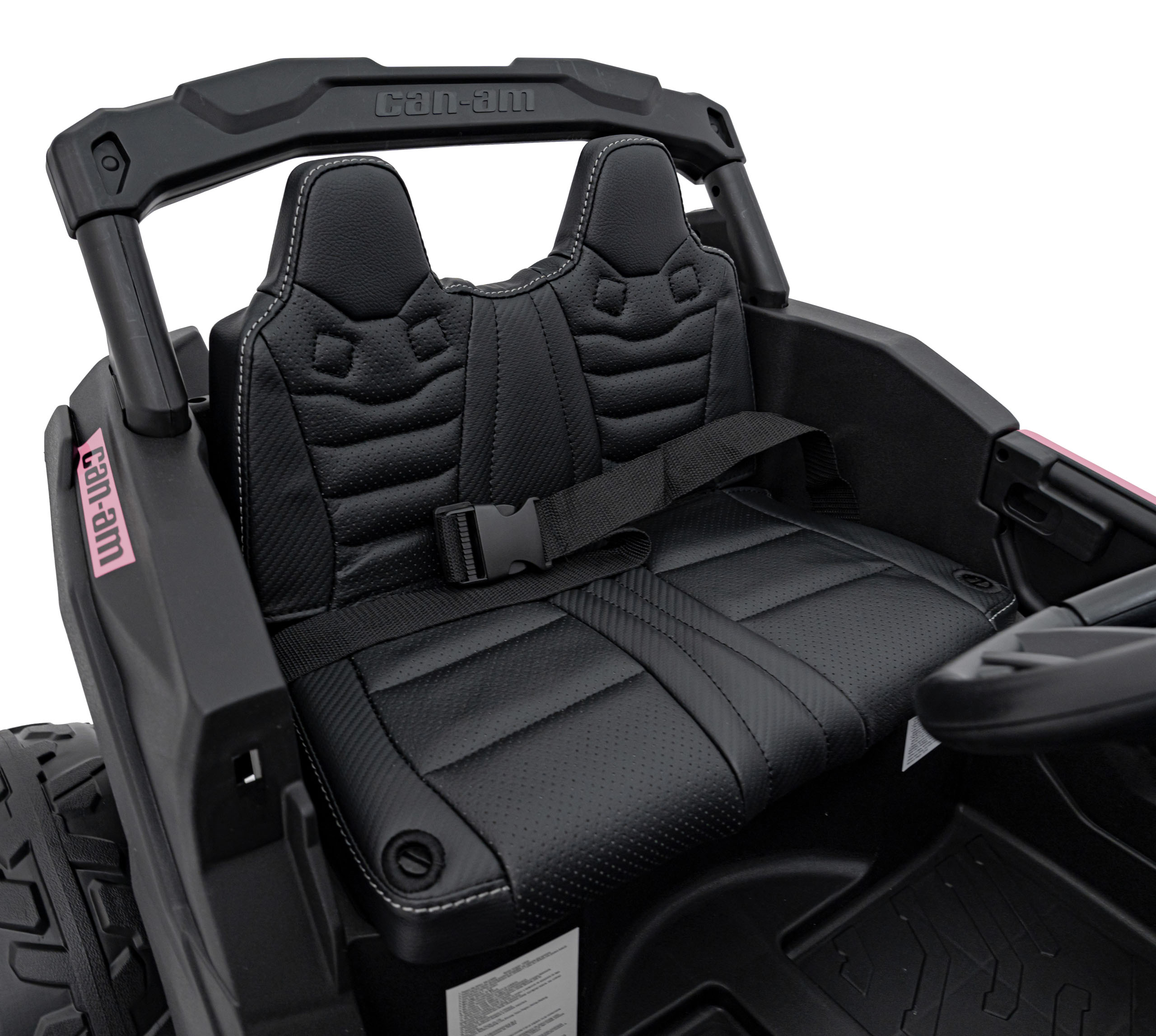 UTV electric pentru copii Can-Am Maverick 24V 800W 4x4 (CA003) Roz - Autokids.ro - poza 4