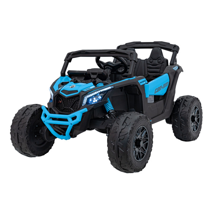 UTV electric pentru copii Can-Am Maverick 4x4 (CA003) Albastru - Autokids.ro - poza 1