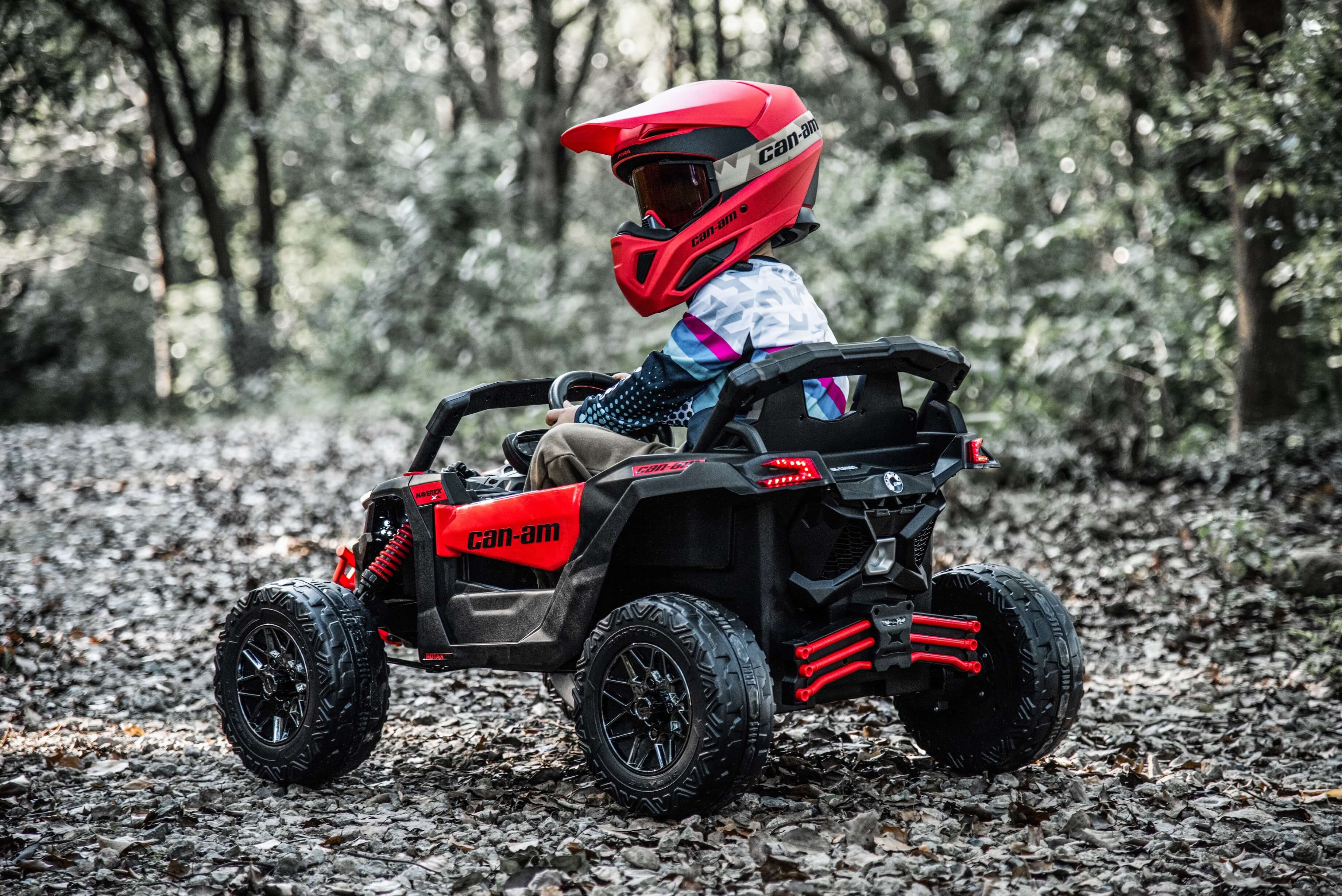 UTV electric pentru copii Can-Am Maverick 4x4 (CA003) Negru - Autokids.ro - poza 5