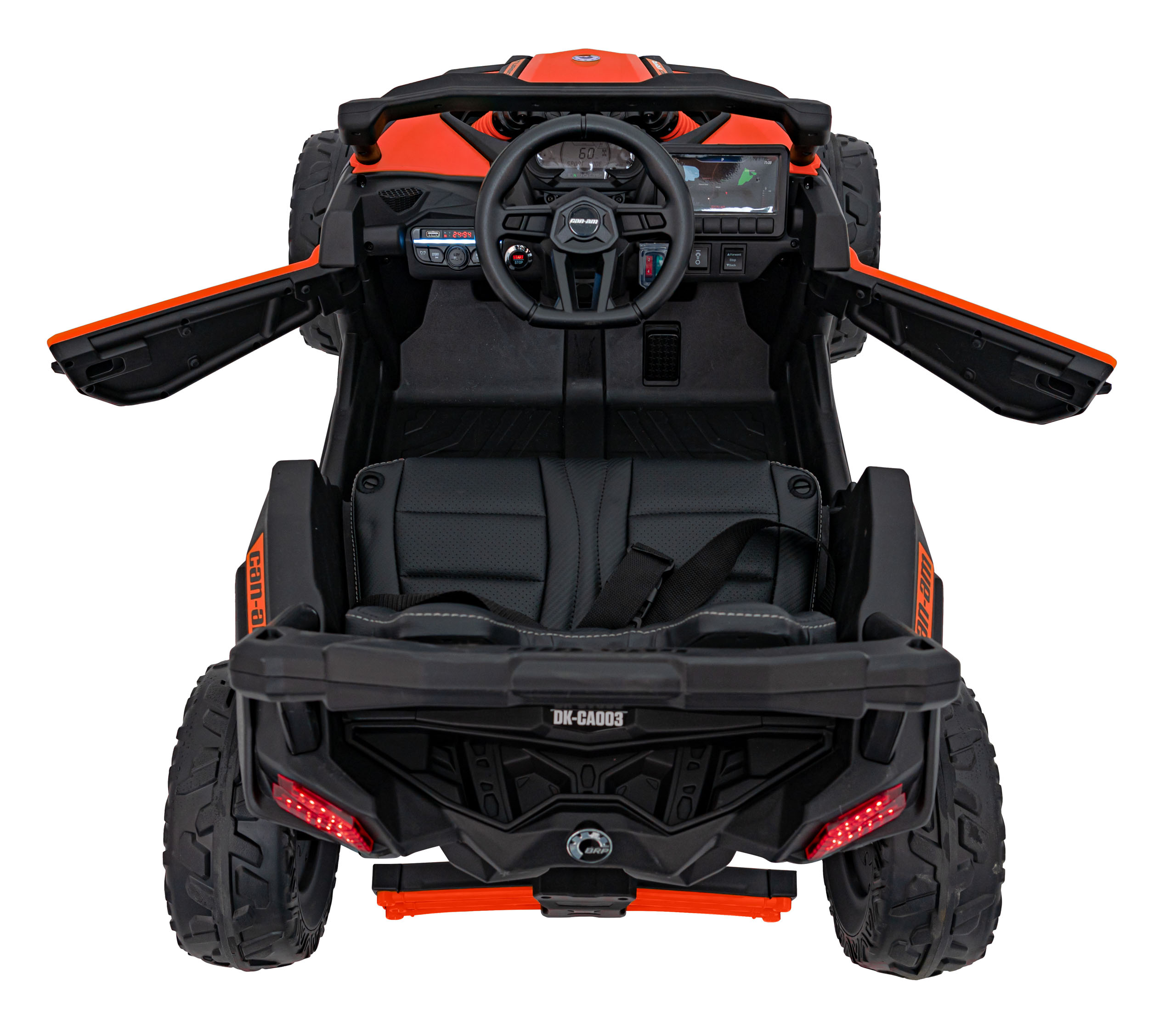 UTV electric pentru copii Can-Am Maverick 4x4 (CA003) Portocaliu - Autokids.ro - poza 4