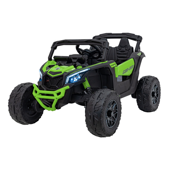 UTV electric pentru copii Can-Am Maverick 4x4 (CA003) Verde - Autokids.ro - poza 1