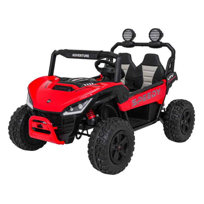 UTV electric pentru copii cu 2 locuri Buggy Speedy 4x4 24V 350W (3558) Rosu - Autokids.ro - poza 1