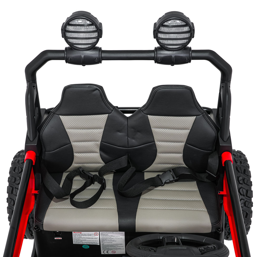 UTV electric pentru copii cu 2 locuri Buggy Speedy 4x4 24V 350W (3558) Rosu - Autokids.ro - poza 2