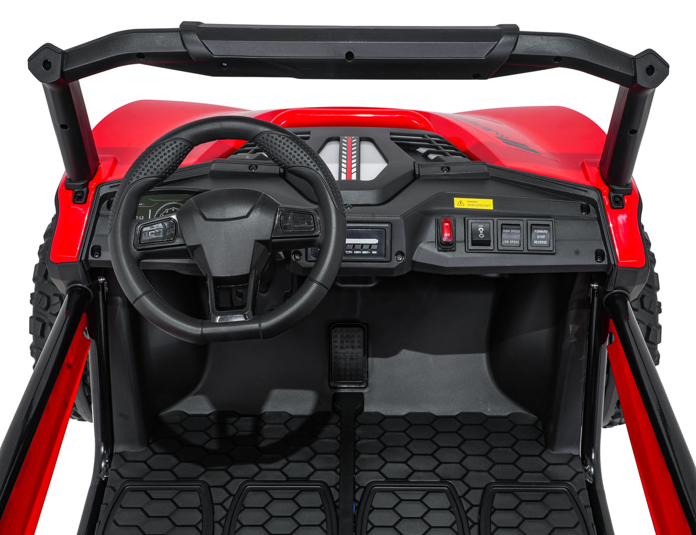 UTV electric pentru copii cu 2 locuri Buggy Speedy 4x4 24V 350W (3558) Rosu - Autokids.ro - poza 5