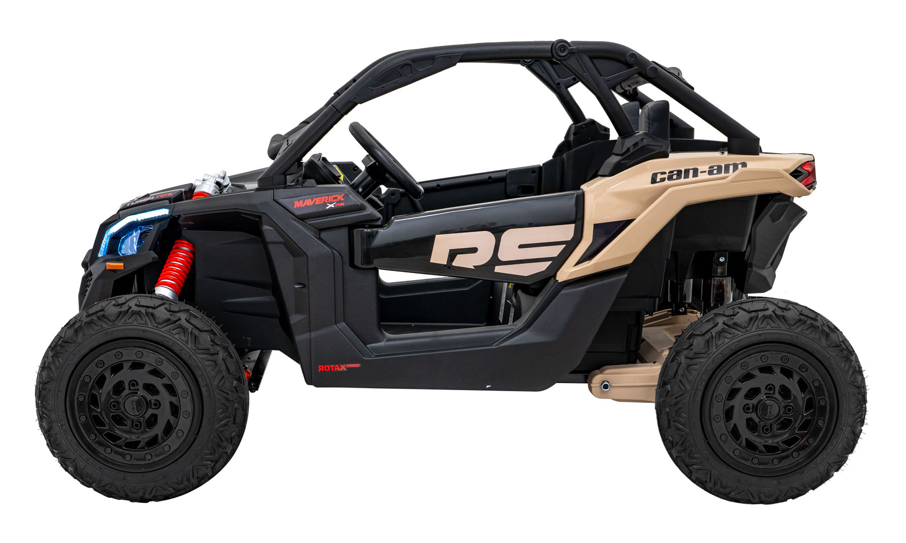 UTV electric pentru copii cu 2 locuri Can-Am Maverick Turbo Strong RR 24V 640W (CA001) Negru - Autokids.ro - poza 3