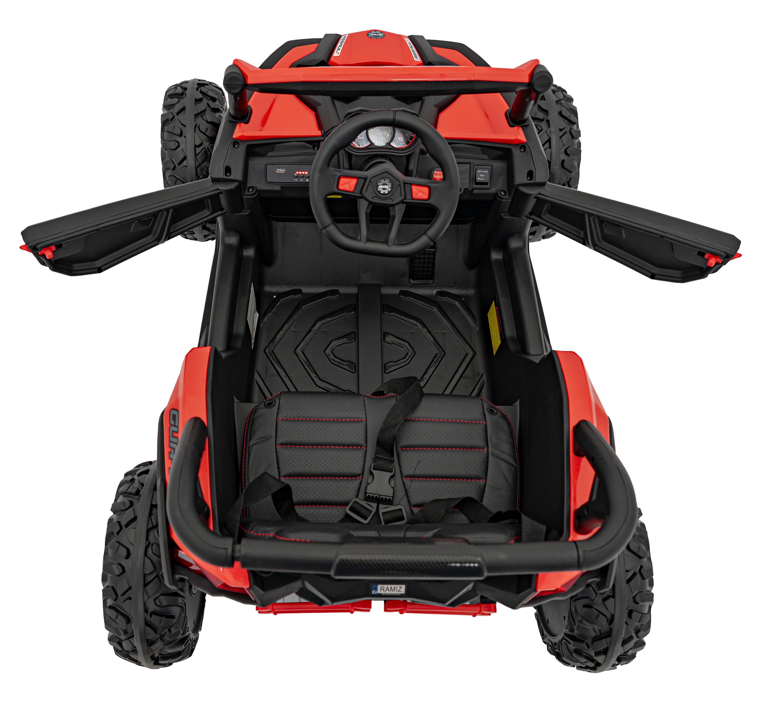 UTV electric pentru copii DEFEND 4x4 (105) Rosu - Autokids.ro - poza 4