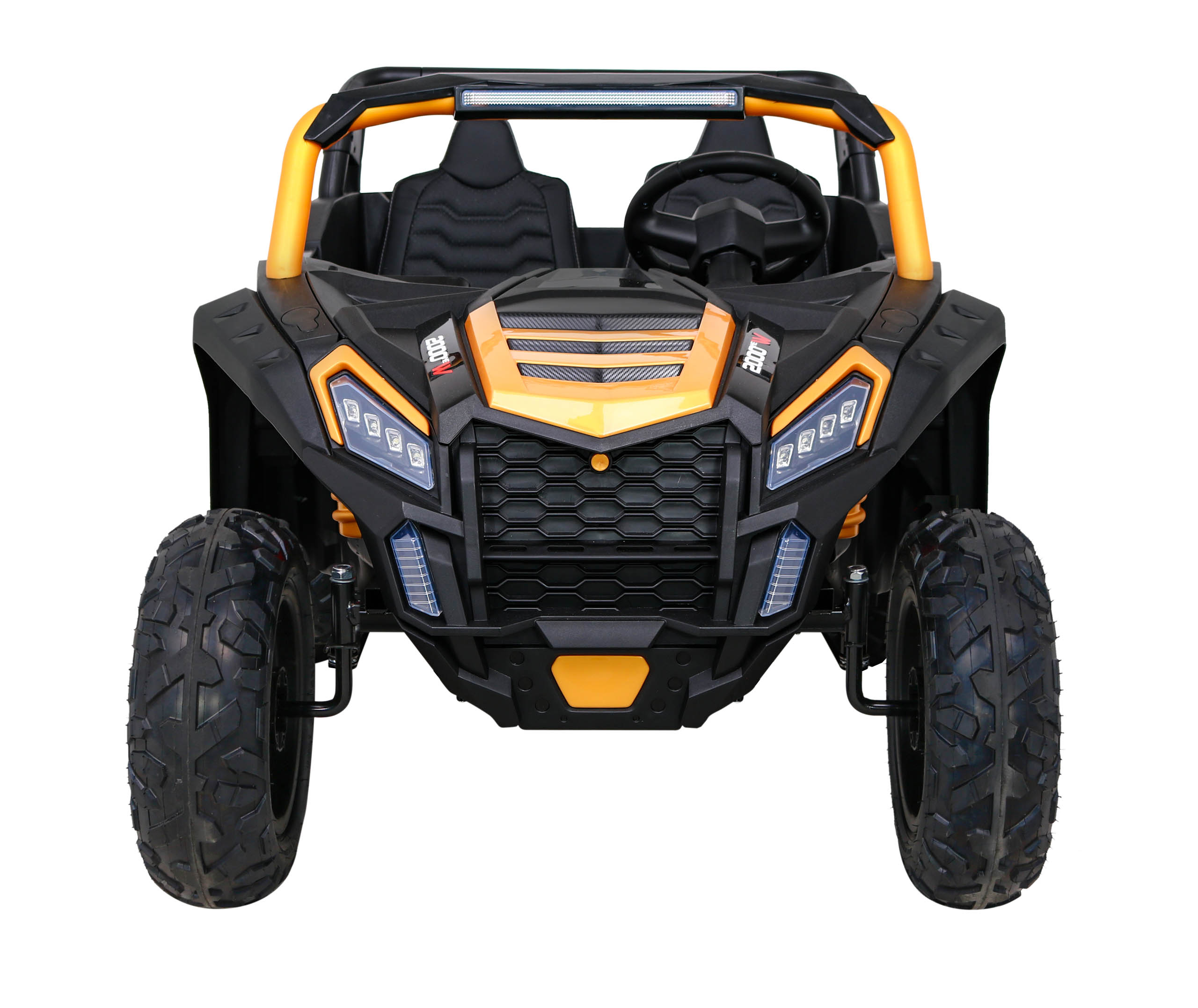 UTV electric pentru copii mari Perfecta XXL, 2 locuri cu sarcina pana la 100kg si viteza max 15km/h (032) Portocaliu - Autokids.ro - poza 5