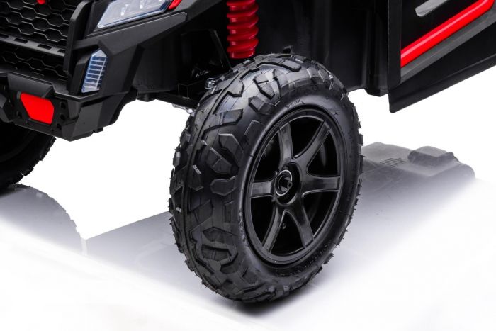 UTV electric pentru copii mari Perfecta XXL, 2 locuri cu sarcina pana la 100kg si viteza max 15km/h (032) Rosu - Autokids.ro - poza 3