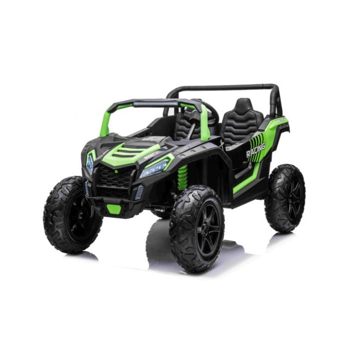UTV electric pentru copii mari Perfecta XXL, 2 locuri cu sarcina pana la 100kg si viteza max 15km/h (032) Verde - Autokids.ro