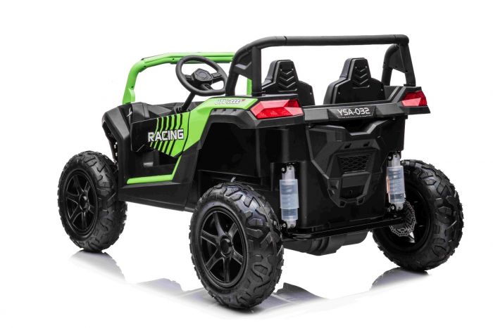 UTV electric pentru copii mari Perfecta XXL, 2 locuri cu sarcina pana la 100kg si viteza max 15km/h (032) Verde - Autokids.ro - poza 2